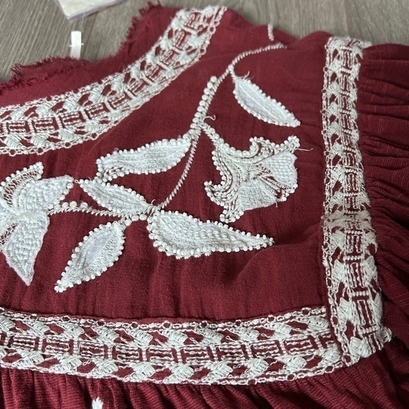 Free People Edie T-Shirt In Sweet Raisin Combo Size Small - Picture 6 of 12